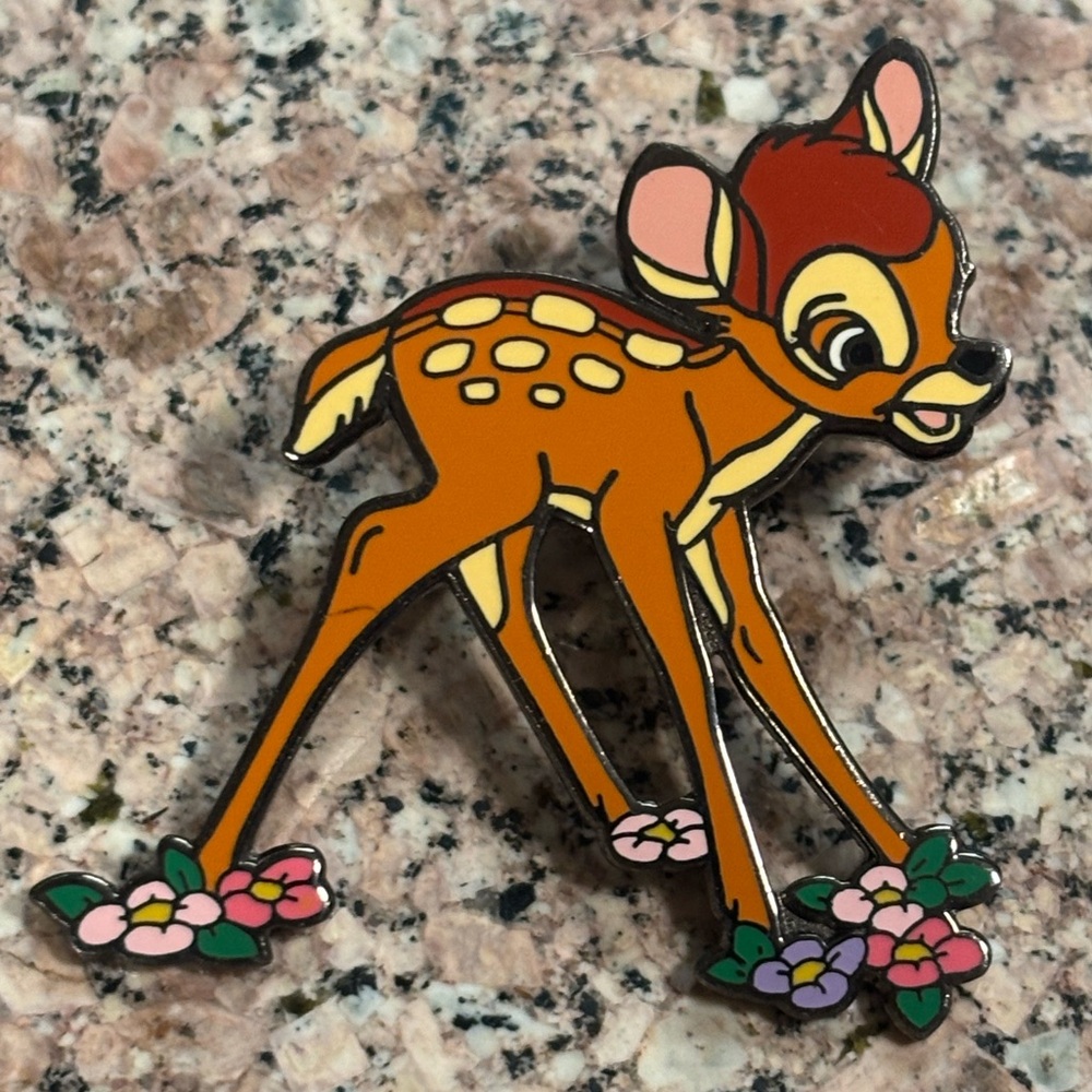 2004 Bambi on Flowers Disney Pin